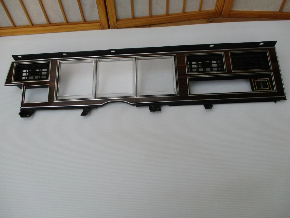 81-89 Lincoln Continental Mark VI Speedometer Dash Gauge Cluster Speedo Bezel Foto 3 de 4