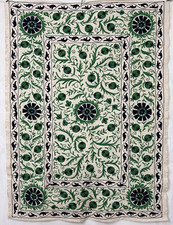Suzani Wall Hanging, Suzani Bedspread , Festival Boho Home D cor , Home  Living