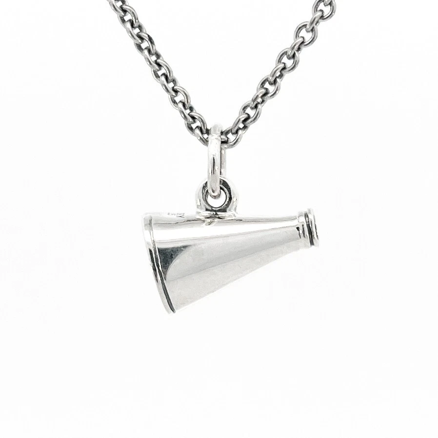 JAMES AVERY STERLING SILVER CHEERLEADER MEGAPHONE CHARM PENDANT eBay