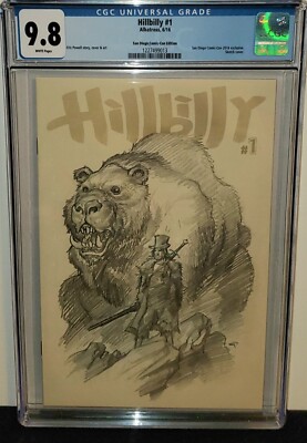 HILLBILLY 1 CGC 9.8 SDCC EXCLUSIVE VARIANT 2016 ALBATROSS FROM GOONS ERIC POWELL