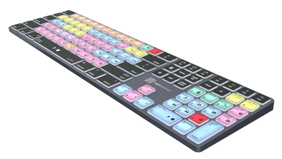 Logickeyboard Avid Pro Tools Titan Short Cuts Wireless Backlit Keyboard- MAC - Image 3 of 4