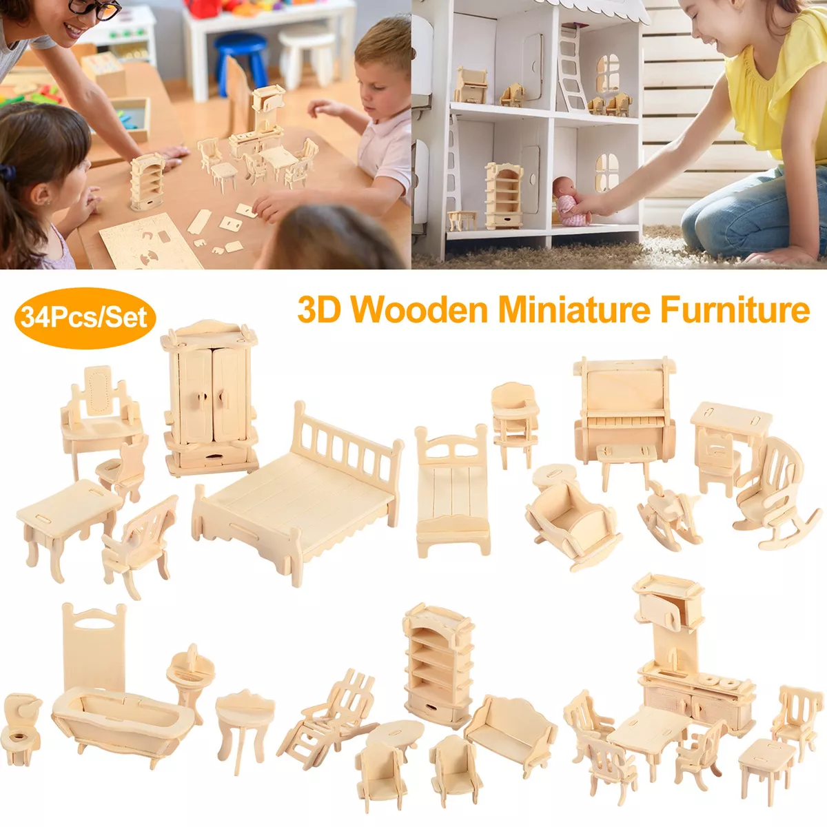 Simulation Doll House Music 3D Folding Early Education Entertainment Baby  Pretend Toy Cooking Coffee House Toy Baby Products