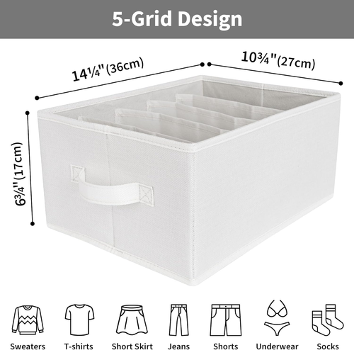 Jean Organizer for Closet, Clothes Drawer Organizer, Pants Organizer, Wardrobe C - Picture 6 of 8