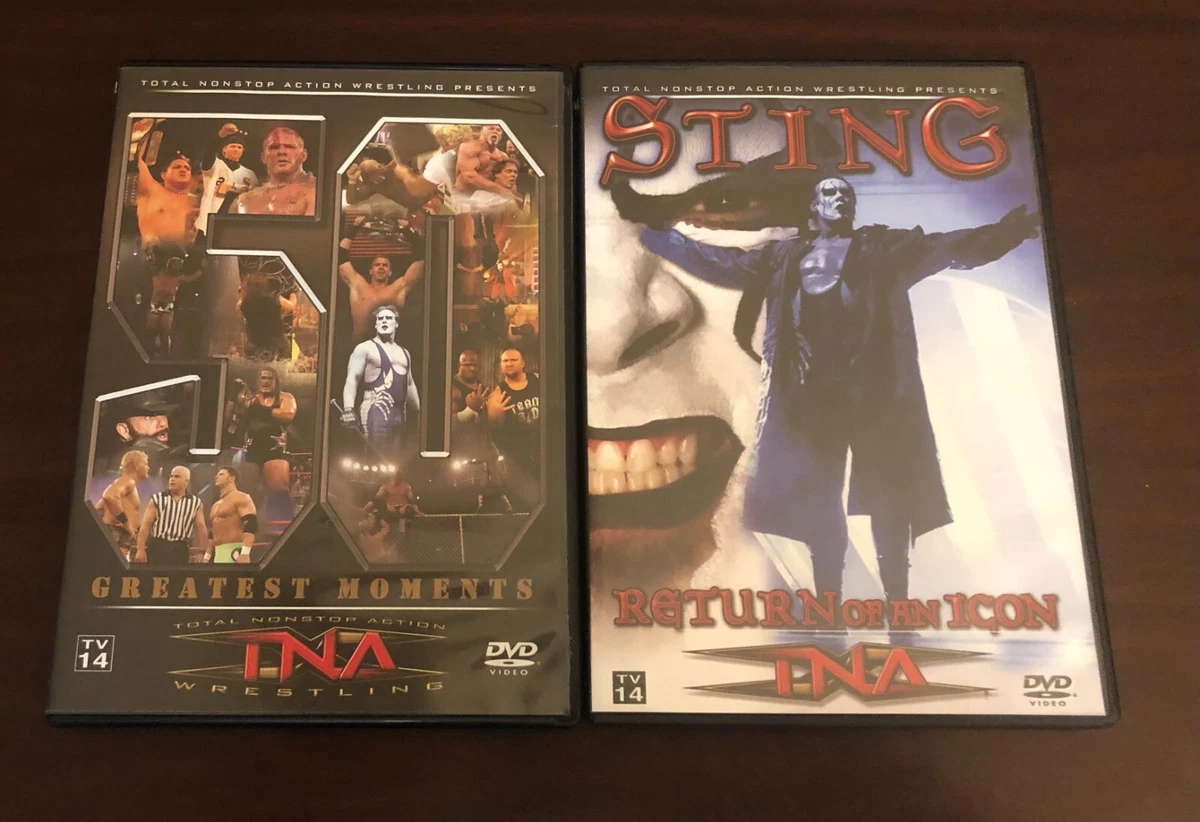 DVD Lot TNA Wrestling Top 50 Moments & Return of STING | eBay