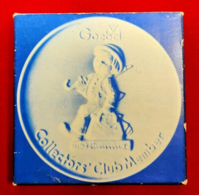 Goebel M.I. HUMMEL Collectors Club W Germany 4' Disc Plate Bisque Plaque 1976