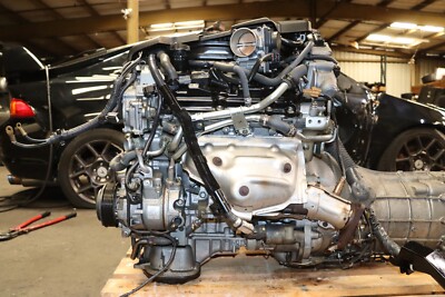 べ　37 09-20 Nissan 370Z 3.7L V6 VVEL VQ37VHR Engine W/ 6 Spd Manual