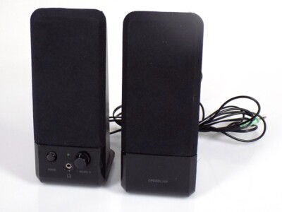 Speedlink SL-8004-BK EVENT USB Stereo Speakers Lautsprecher mit Klinkenstecker