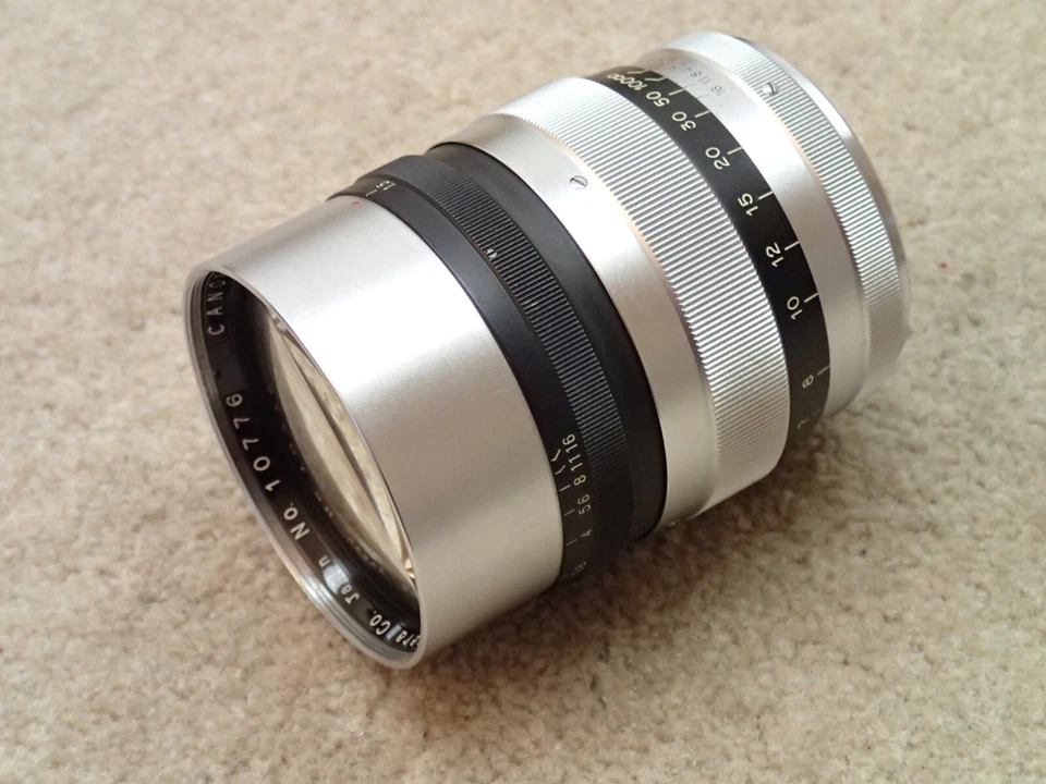 Canon 85mm f1.5 Type II Vintage LTM L39 Lens Estate Item Nice but Needs CLA - Image 2 of 4