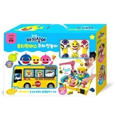 Pinkfong Baby Shark Kindergarten Bus Parking Lot Toy Kids Gift Free Shipping
