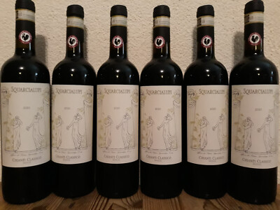 (17,33 / 1l) 6 Flaschen CHIANTI CLASSICO Squarcialupi Castellina in Chianti