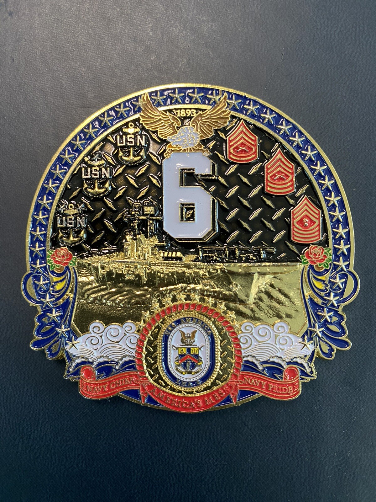 US Navy Challenge Coin, USS AMERICA-image