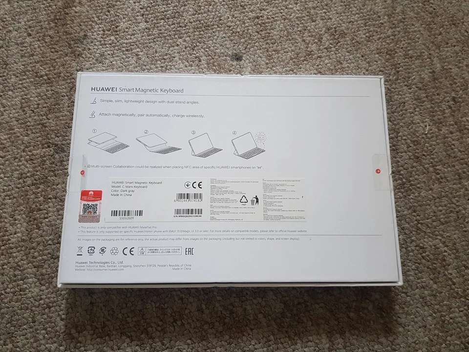 Huawei C-Marx Matepad Pro Keyboard - Grey (55032609) - Image 3 of 3