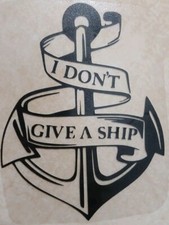 Anchor Sticker Vinyl Decal - Nautical Boat Naval Ocean Sea Car Window Bumper