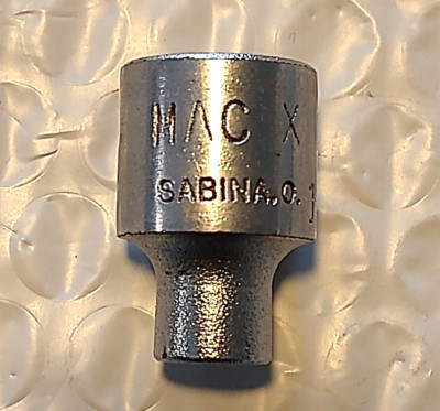 MAC TOOLS SABINA, X86, 3/8'' DRIVE, 1/4'' SOCKET, SHALLOW. 6 POINT.