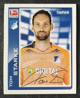 Topps Sticker 134 Tom Starke TSG 1899 Hoffenheim Fußball Bundesliga 2010/11