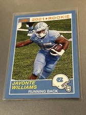 2021 Chronicles Draft Picks Javonte Williams Orange Parallel Score Rookie NM