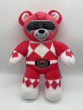 Build A Bear Power Rangers Red Ranger Plush Limited Edition 2017  W/ Theme Song!