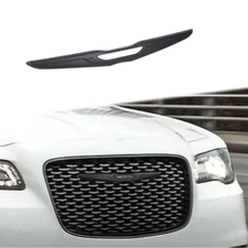Front Bumper Center Grille Emblem Cover Molding Trim For Chrysler 300 300C 2015+