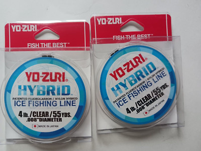 Yo Zuri Fluorocarbon Nylon Hybrid 15lb Lo-vis Clear 600yds Spool Fishing Line - Foto 3