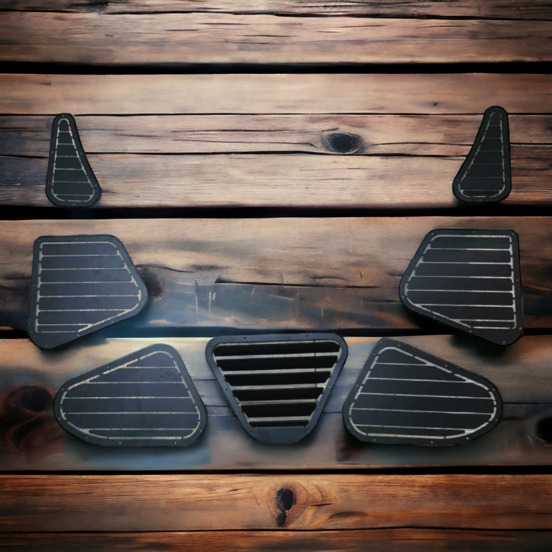 Mazda mx5 miata nb nbfl hood vents, engine bay ventilation 7 pcs for whole hood eBay