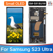 Small OLED For Samsung Galaxy S23 Ultra SM-S918U/W LCD Display Black Replacement