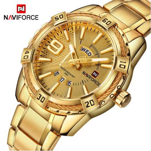 NAVIFORCE 9117 Casual Waterproof Quartz Watch Men Military Relogio