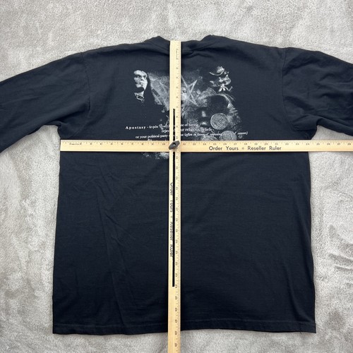 Behemoth Shirt Mens XL Black Vintage Y2K Long Sleeve Rock Band Music Gothic Emo - Imagen 5 de 17