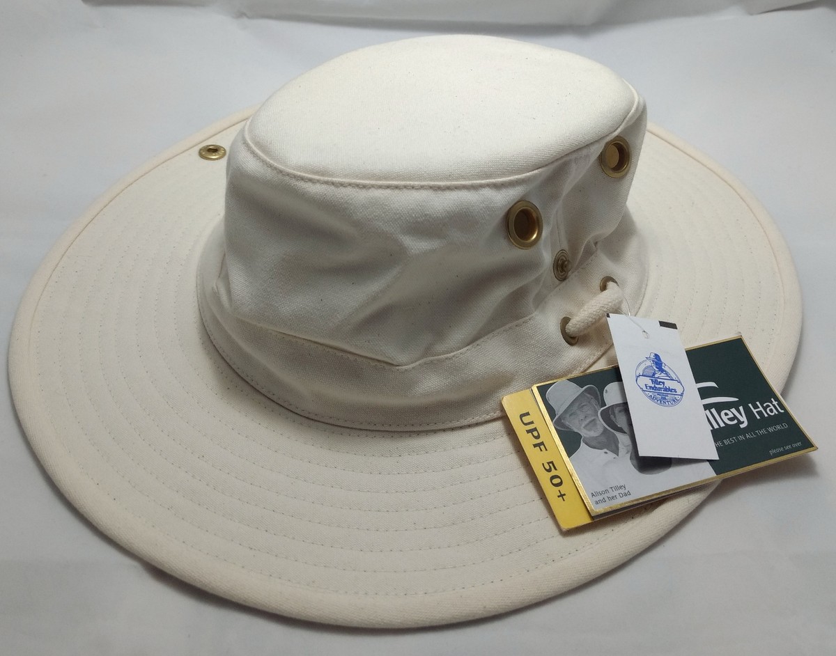 TILLEY ENDURABLES hat cap NEW 7 1/8 navy fitted canada NWT