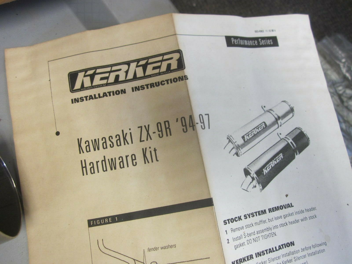 小物 KN Kerker Round Hardware Kit Fits: Kawasaki 1994-1997 ZX900