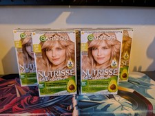 Image of Garnier Nutrisse Creme Permanent Hair Dye Light Ashy Blonde 8.11 X5 *New*