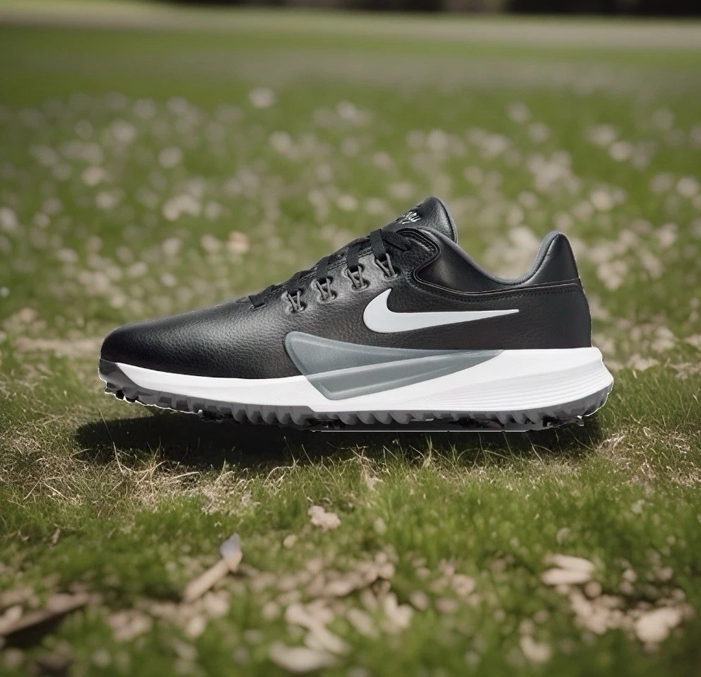 Nike Victory Pro 4 Golf Wide Black Iron Grey White for Sale