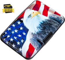 Credit Card Holder Small RFID Blocking Wallet Business Metal Slim Mini Aluminum