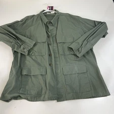 Vintage Propper Combat Jacket Mens 2XL Green BDU Field Coat Y2K 2000s