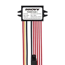 Power Hub 3 Power Distribution System Kit, DC 12V 15A Motorcycle Power Distri...