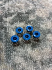 Chainring Bolts Single Speed 5 Bolts  Old School Bmx Rapid Blue