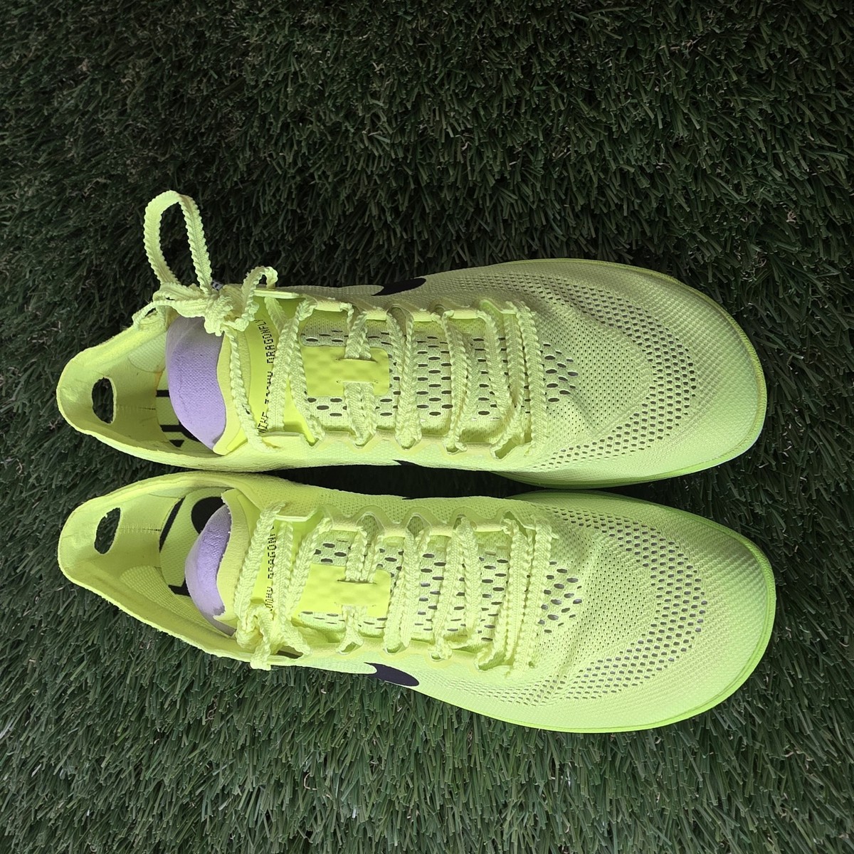 Nike ZoomX Dragonfly Men's Size 6 Volt Mint Black Track Spikes