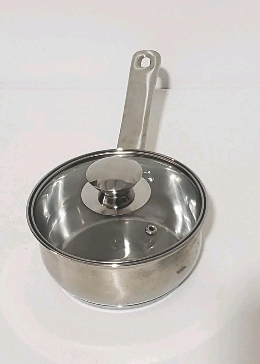 Ecolution Classic 1 qt Stainless Steel Saucepan with Lid