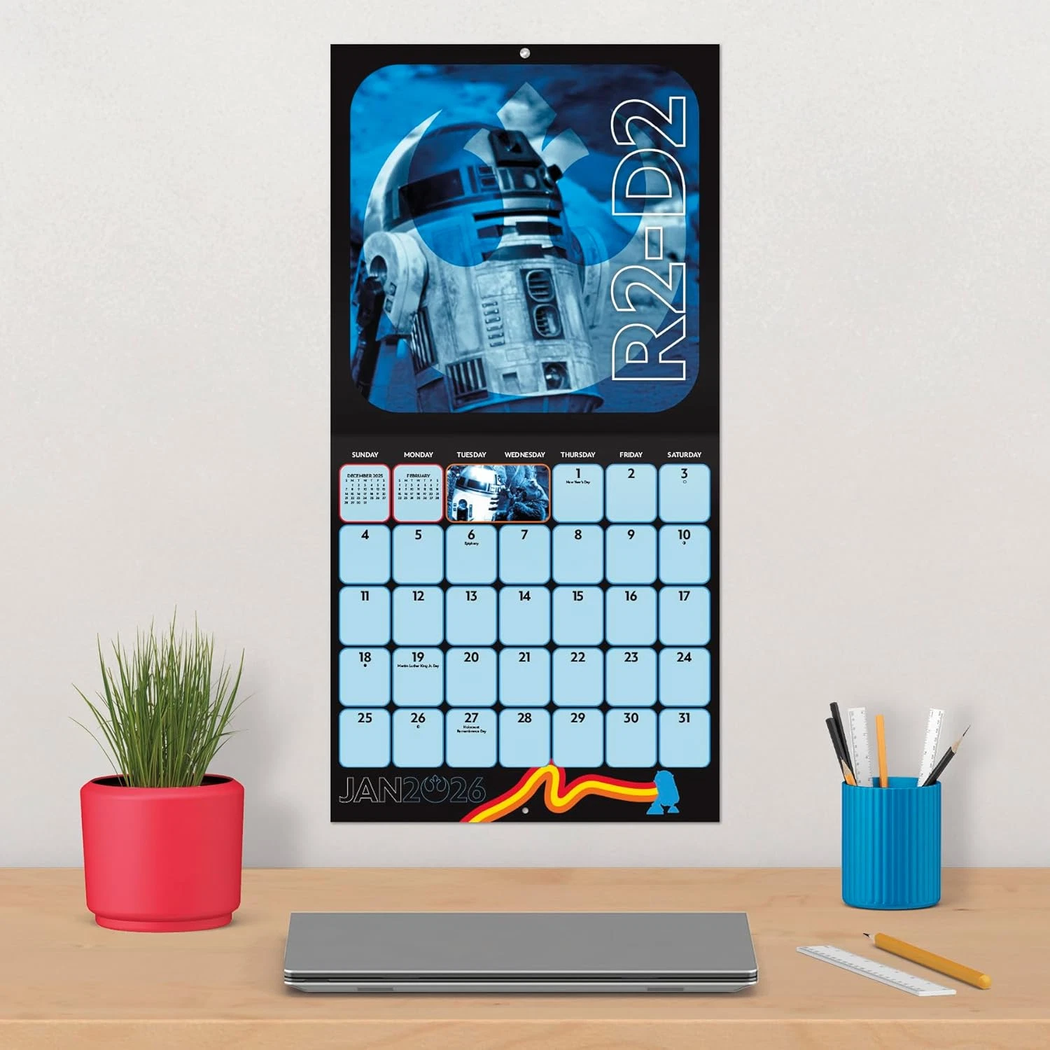 2026 Star Wars Wall Calendar