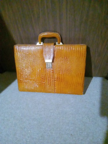 Briefcase Ostrich Hard Case. Interior LinedSuedeCompartments With Privacy Lock - 第 10/13 張圖片