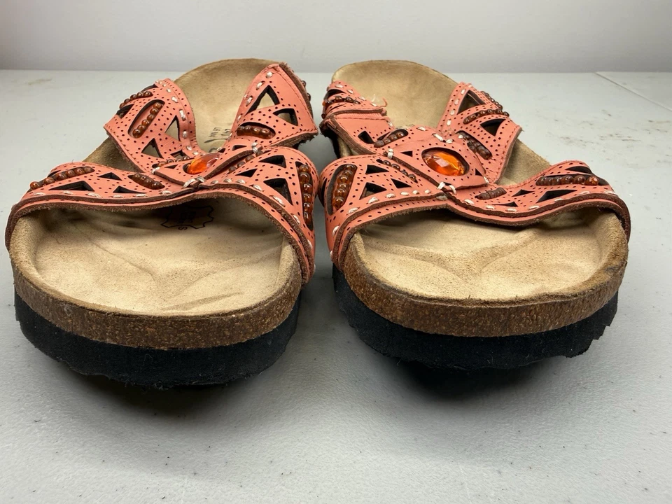Sandalias cómodas BETULA By Birkenstock Joyce Coral Cuero Azteca MUJER 6 37 Zapato Foto 3 de 4