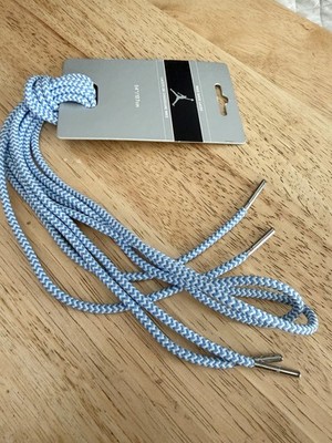 NIKE Michel Jordan JUMPMAN Shoe Laces 54  Authentic New 2005 Blue & White