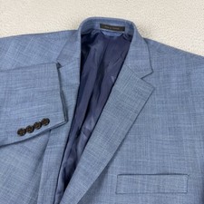Lauren Ralph Lauren Sport Coat Mens 50L Blue Two Button Business Casual Jacket