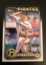 Hunter Stratton 2024 Topps Update #US348 Rookie Pittsburgh Pirates