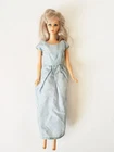 Barbie Vintage 1966 Twist 'n Turn Doll Bendable Legs Eyelashes Blue Eyes Blonde