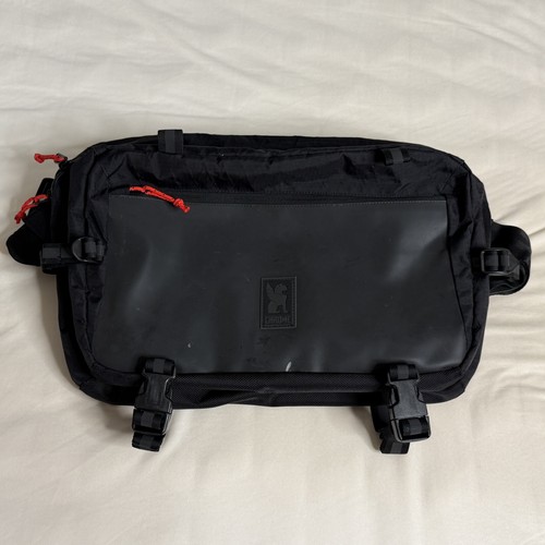 Chrome Industries Kadet Max 15L Sling Bag Black 15" Laptop Messenger Used Great