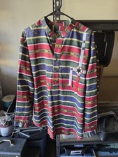 Men's Beaded Ribbon Shirt size Lg. PowWow Regalia