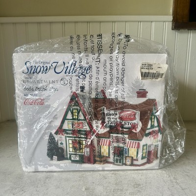 Department 56 Snow Village Coca Cola Bob s Truck Stop Brand New 2014 #4035582