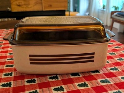 WEST BEND Vintage Slow Cooker 4 QT Replacement Pot Pan Amber Glass Lid