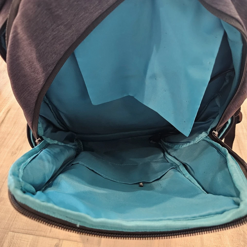 Emcon IT Logo Gray Backpack IT Computer Work School Bag Backpack - Image 2 of 4