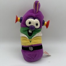 Veggie Tales Larry Boy Bean Bag Plush Toy Gund 9